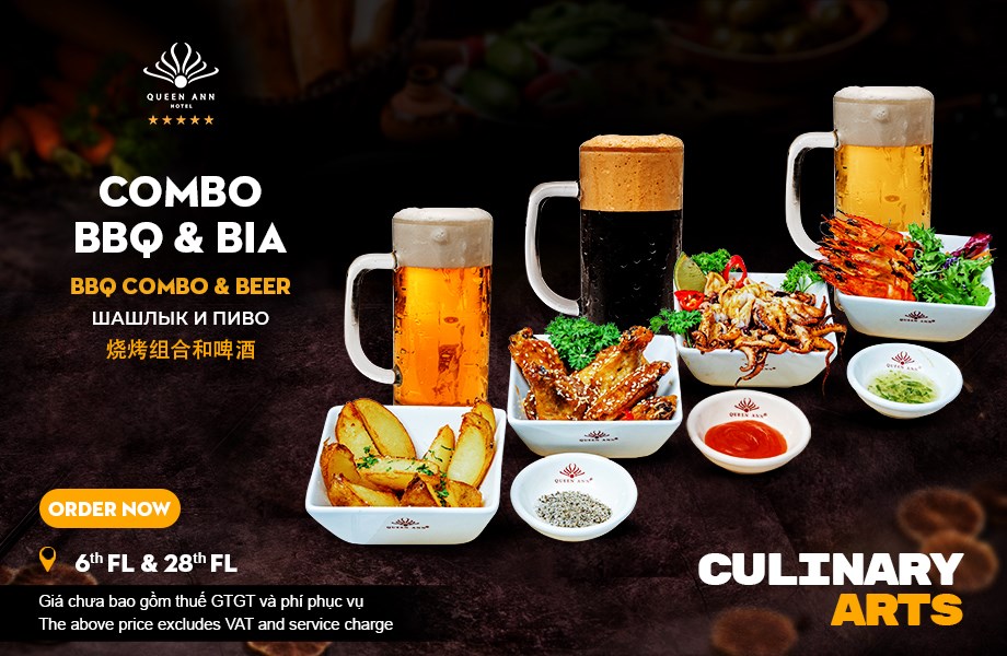 KHÁM PHÁ VŨ ĐIỆU ẨM THỰC MIỀN BIỂN CÙNG COMBO BBQ VÀ BIA TƯƠI ĐẶC SẮC 